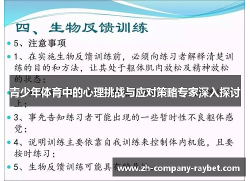 青少年体育中的心理挑战与应对策略专家深入探讨